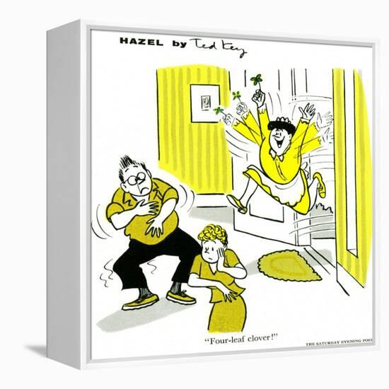 Hazel Cartoon-Ted Key-Framed Premier Image Canvas