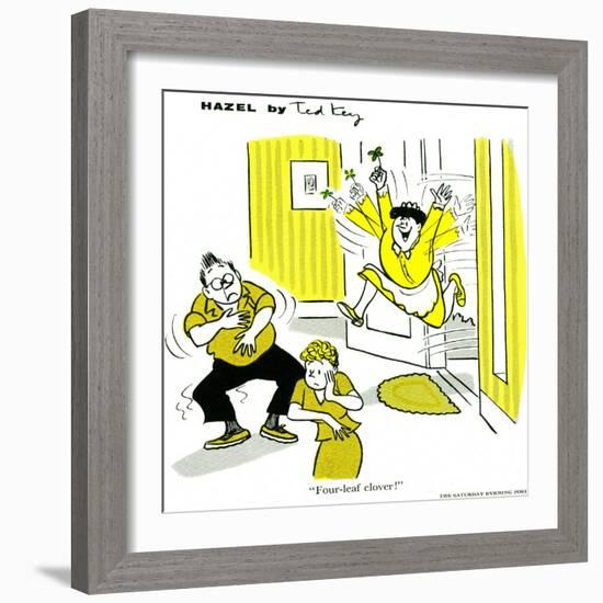 Hazel Cartoon-Ted Key-Framed Giclee Print