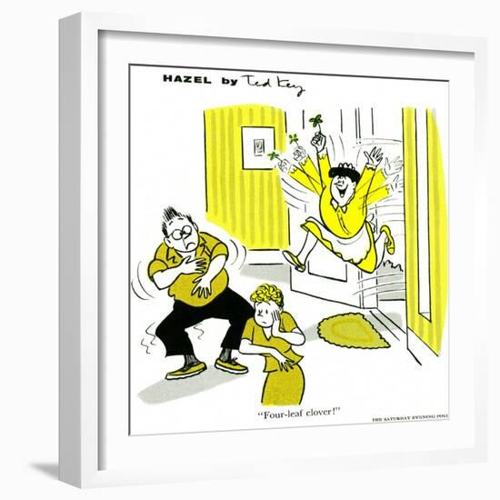 Hazel Cartoon-Ted Key-Framed Giclee Print