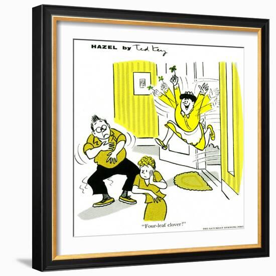 Hazel Cartoon-Ted Key-Framed Giclee Print