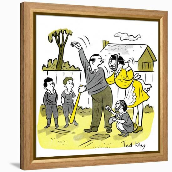 Hazel Cartoon-Ted Key-Framed Premier Image Canvas