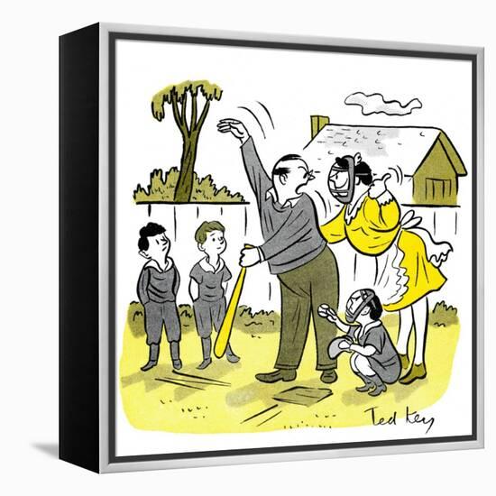 Hazel Cartoon-Ted Key-Framed Premier Image Canvas