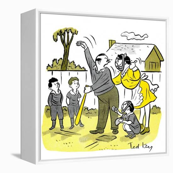 Hazel Cartoon-Ted Key-Framed Premier Image Canvas