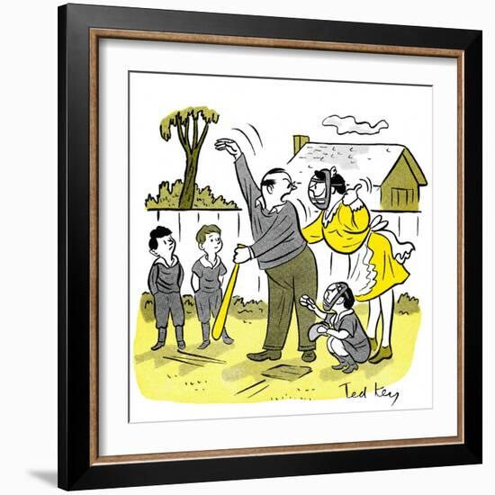 Hazel Cartoon-Ted Key-Framed Giclee Print