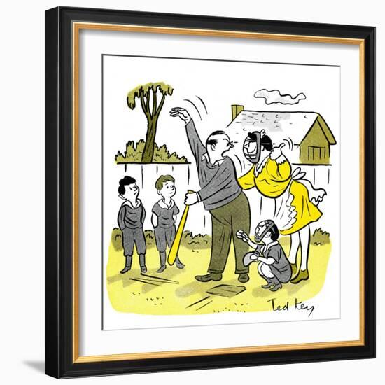 Hazel Cartoon-Ted Key-Framed Giclee Print