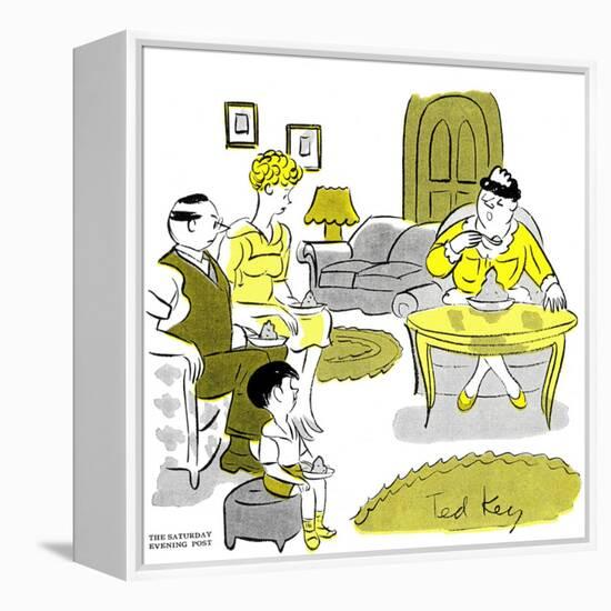 Hazel Cartoon-Ted Key-Framed Premier Image Canvas