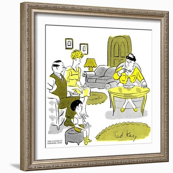 Hazel Cartoon-Ted Key-Framed Giclee Print