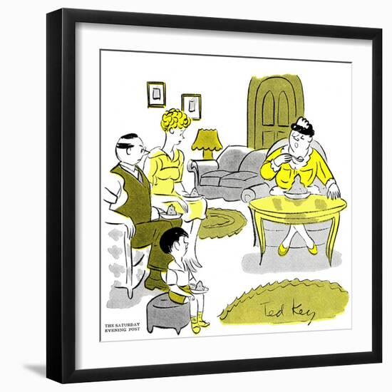 Hazel Cartoon-Ted Key-Framed Giclee Print