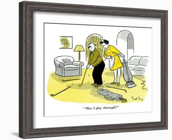 Hazel Cartoon-Ted Key-Framed Giclee Print