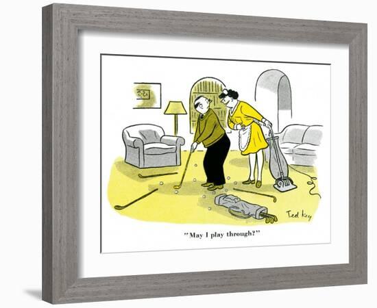 Hazel Cartoon-Ted Key-Framed Giclee Print