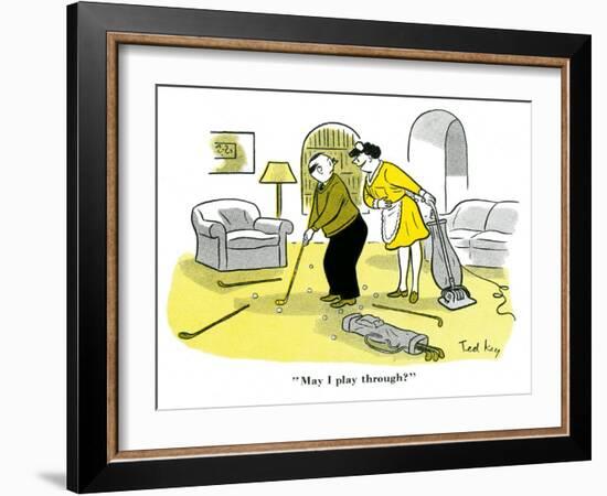 Hazel Cartoon-Ted Key-Framed Giclee Print