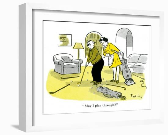 Hazel Cartoon-Ted Key-Framed Giclee Print