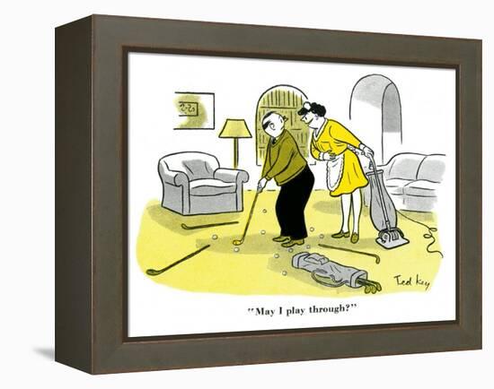 Hazel Cartoon-Ted Key-Framed Premier Image Canvas