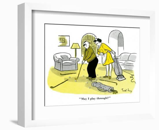 Hazel Cartoon-Ted Key-Framed Giclee Print