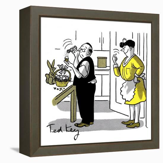 Hazel Cartoon-Ted Key-Framed Premier Image Canvas