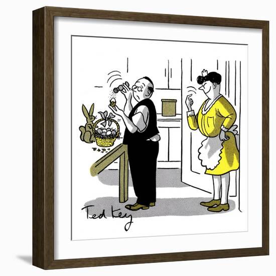 Hazel Cartoon-Ted Key-Framed Giclee Print