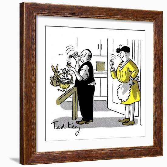 Hazel Cartoon-Ted Key-Framed Giclee Print