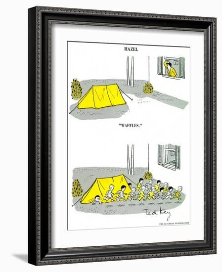 Hazel Cartoon-Ted Key-Framed Giclee Print