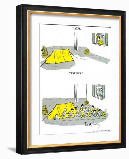 Hazel Cartoon-Ted Key-Framed Giclee Print