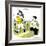 Hazel Cartoon-Ted Key-Framed Giclee Print