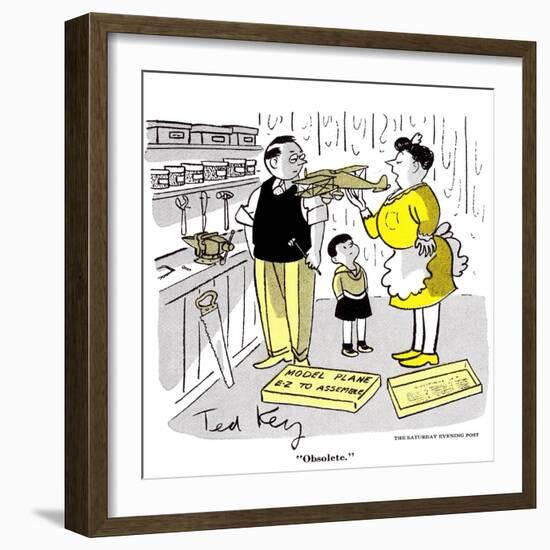 Hazel Cartoon-Ted Key-Framed Giclee Print