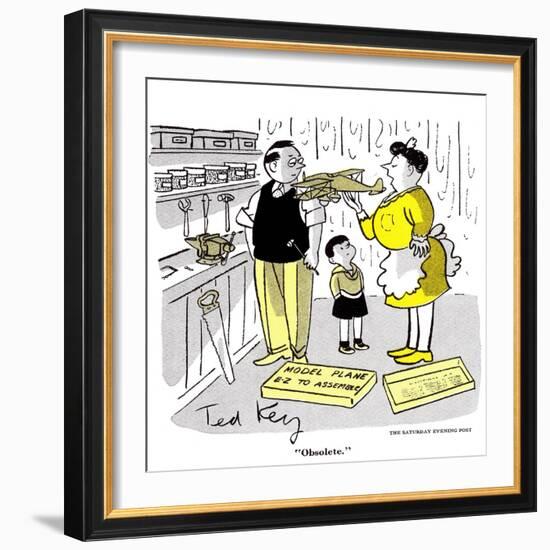 Hazel Cartoon-Ted Key-Framed Giclee Print