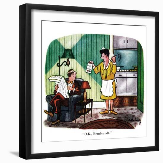 Hazel Cartoon-Ted Key-Framed Giclee Print