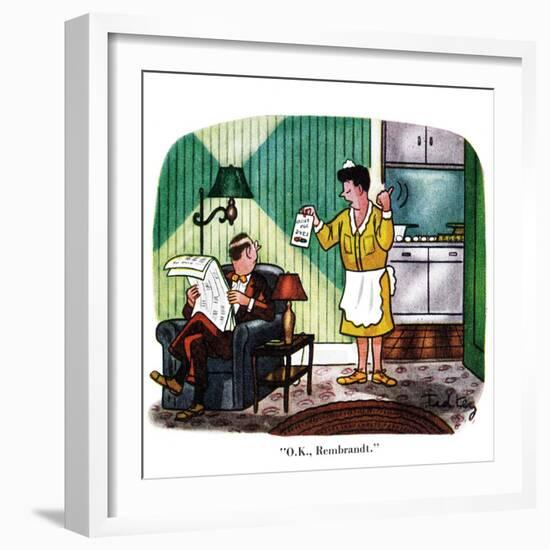 Hazel Cartoon-Ted Key-Framed Giclee Print