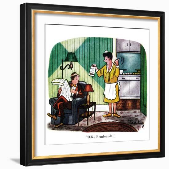 Hazel Cartoon-Ted Key-Framed Giclee Print