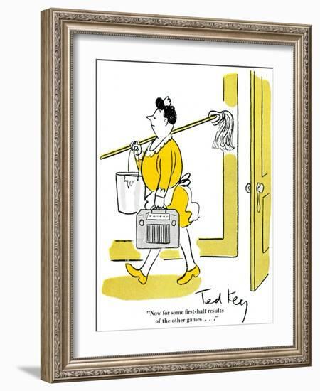 Hazel Cartoon-Ted Key-Framed Giclee Print