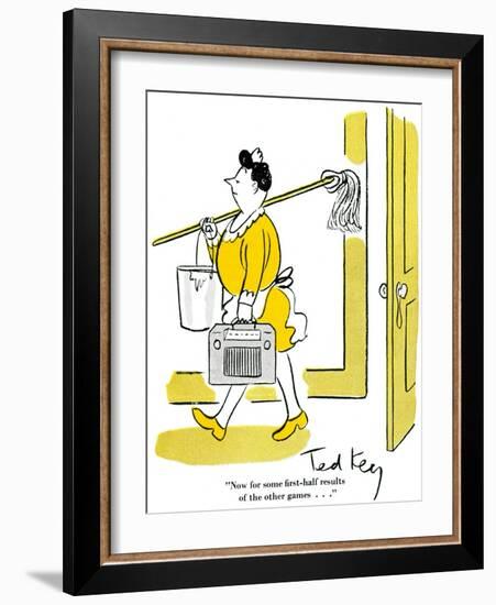 Hazel Cartoon-Ted Key-Framed Giclee Print