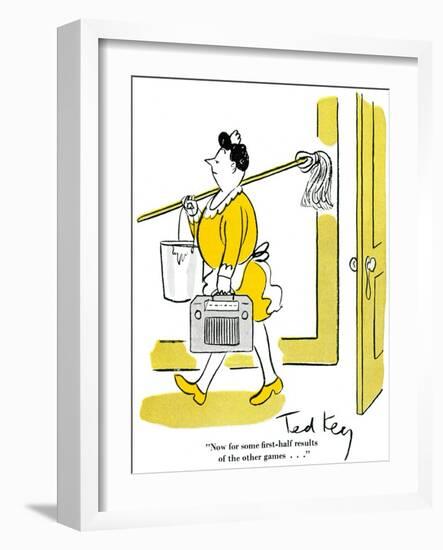 Hazel Cartoon-Ted Key-Framed Giclee Print