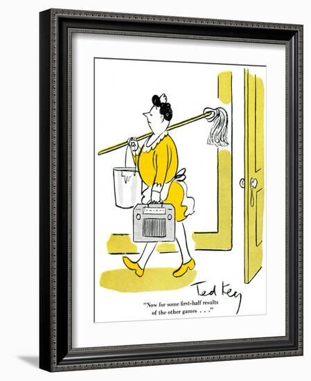 Hazel Cartoon-Ted Key-Framed Giclee Print