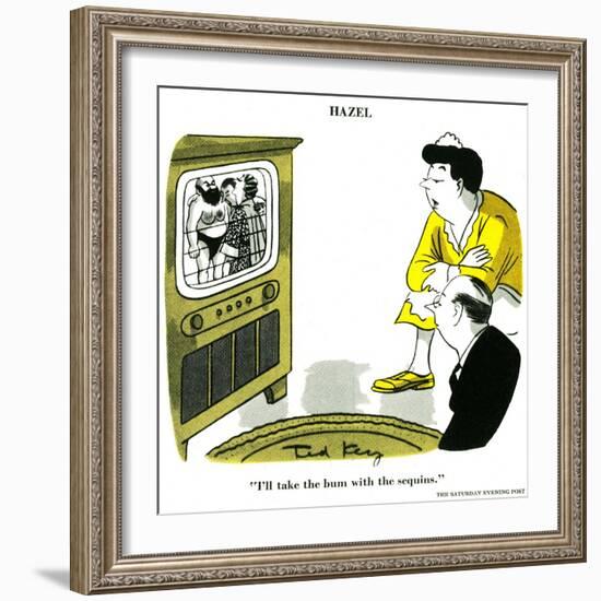 Hazel Cartoon-Ted Key-Framed Giclee Print