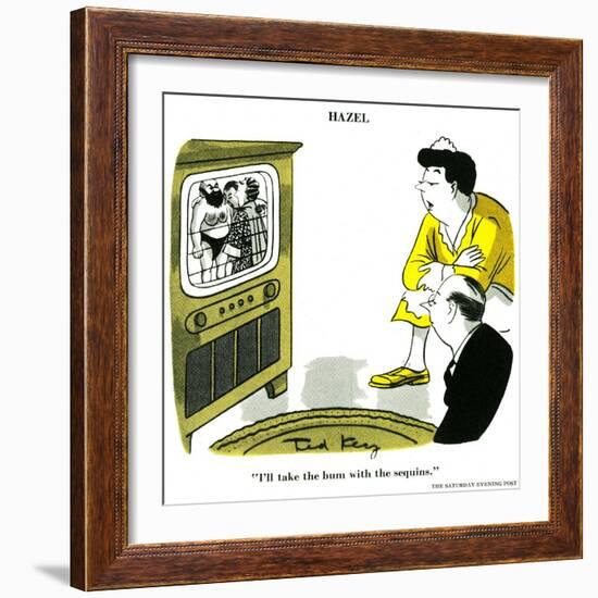 Hazel Cartoon-Ted Key-Framed Giclee Print