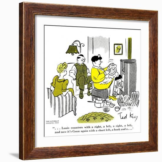 Hazel Cartoon-Ted Key-Framed Giclee Print