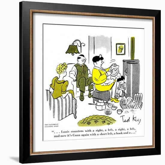 Hazel Cartoon-Ted Key-Framed Giclee Print