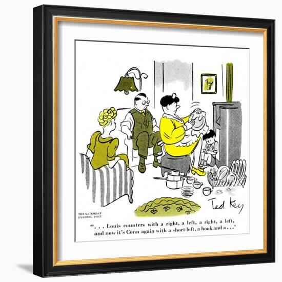 Hazel Cartoon-Ted Key-Framed Giclee Print