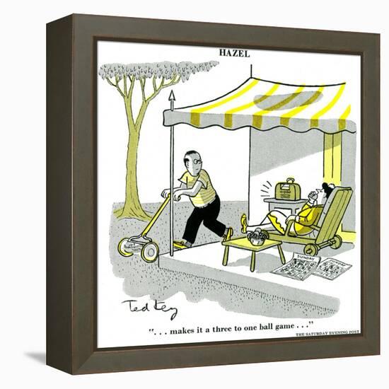 Hazel Cartoon-Ted Key-Framed Premier Image Canvas