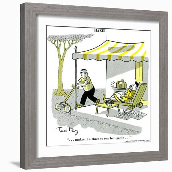 Hazel Cartoon-Ted Key-Framed Giclee Print