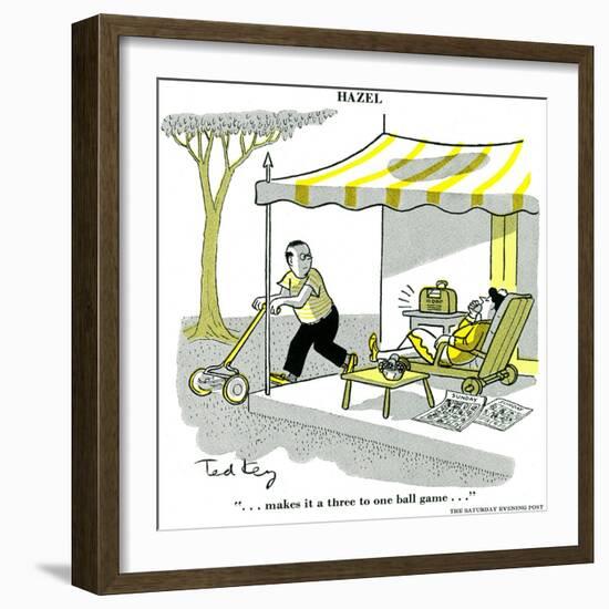 Hazel Cartoon-Ted Key-Framed Giclee Print