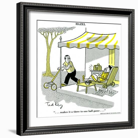 Hazel Cartoon-Ted Key-Framed Giclee Print