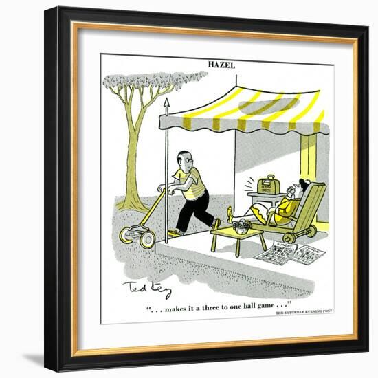 Hazel Cartoon-Ted Key-Framed Giclee Print