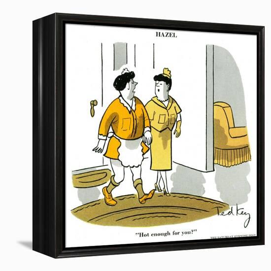 Hazel Cartoon-Ted Key-Framed Premier Image Canvas