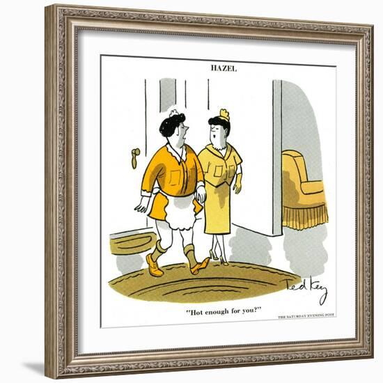 Hazel Cartoon-Ted Key-Framed Giclee Print