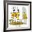 Hazel Cartoon-Ted Key-Framed Giclee Print