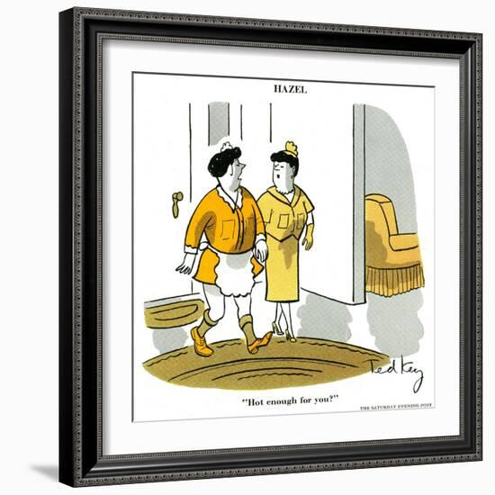 Hazel Cartoon-Ted Key-Framed Giclee Print