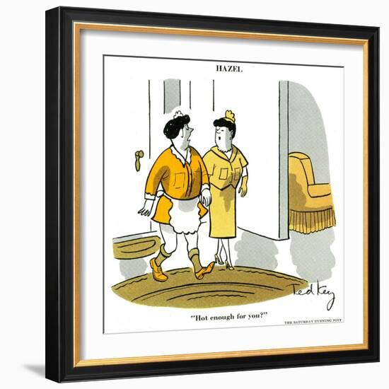 Hazel Cartoon-Ted Key-Framed Giclee Print