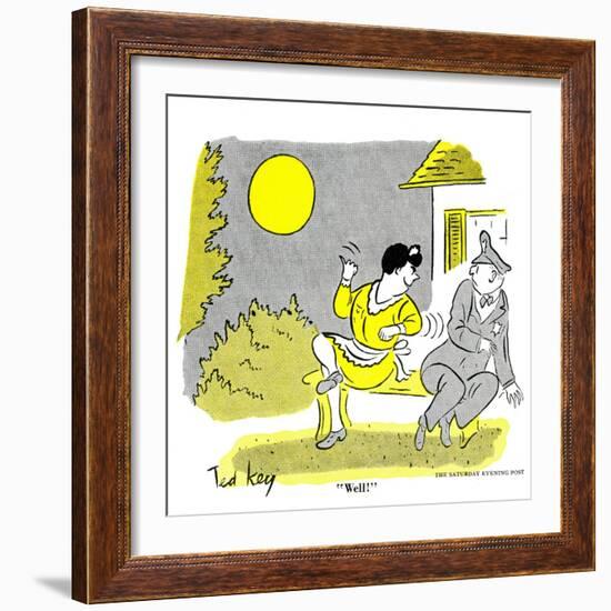 Hazel Cartoon-Ted Key-Framed Giclee Print