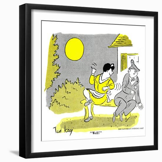 Hazel Cartoon-Ted Key-Framed Giclee Print